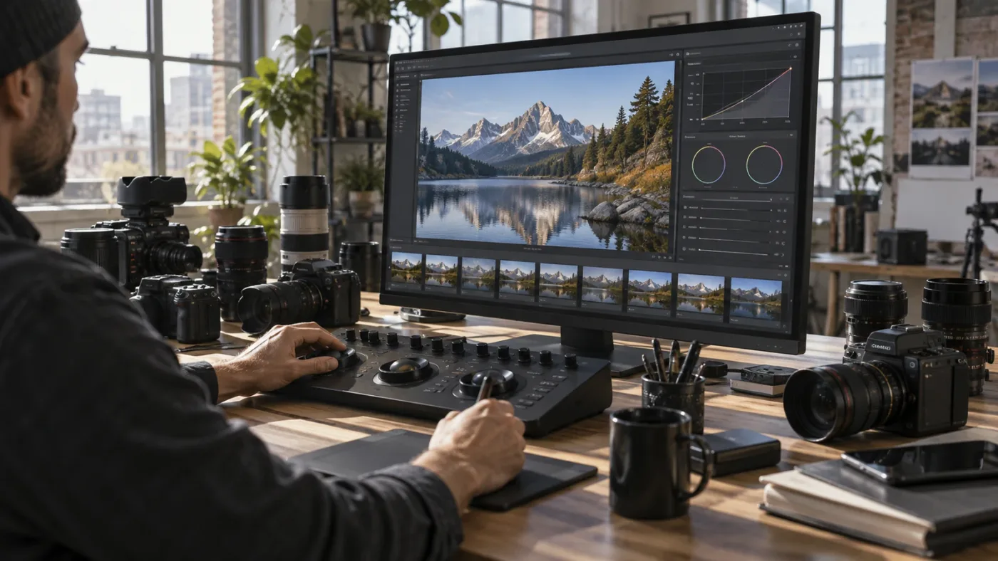Illustration of DaVinci Resolve 21.1 Photo page changes