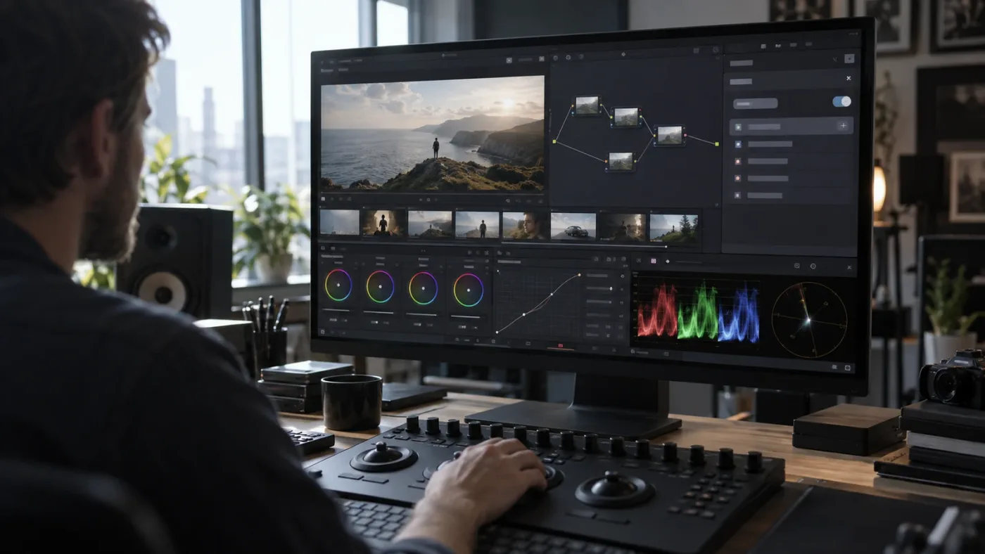 Illustration of opening MultiMaster Trim Manager and naming trim passes in DaVinci Resolve
