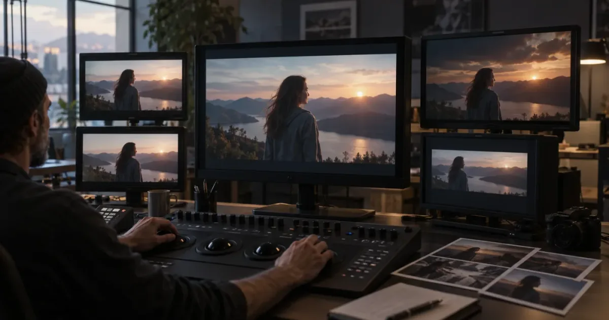 Illustration of one DaVinci Resolve hero grade feeding multiple MultiMaster trim passes