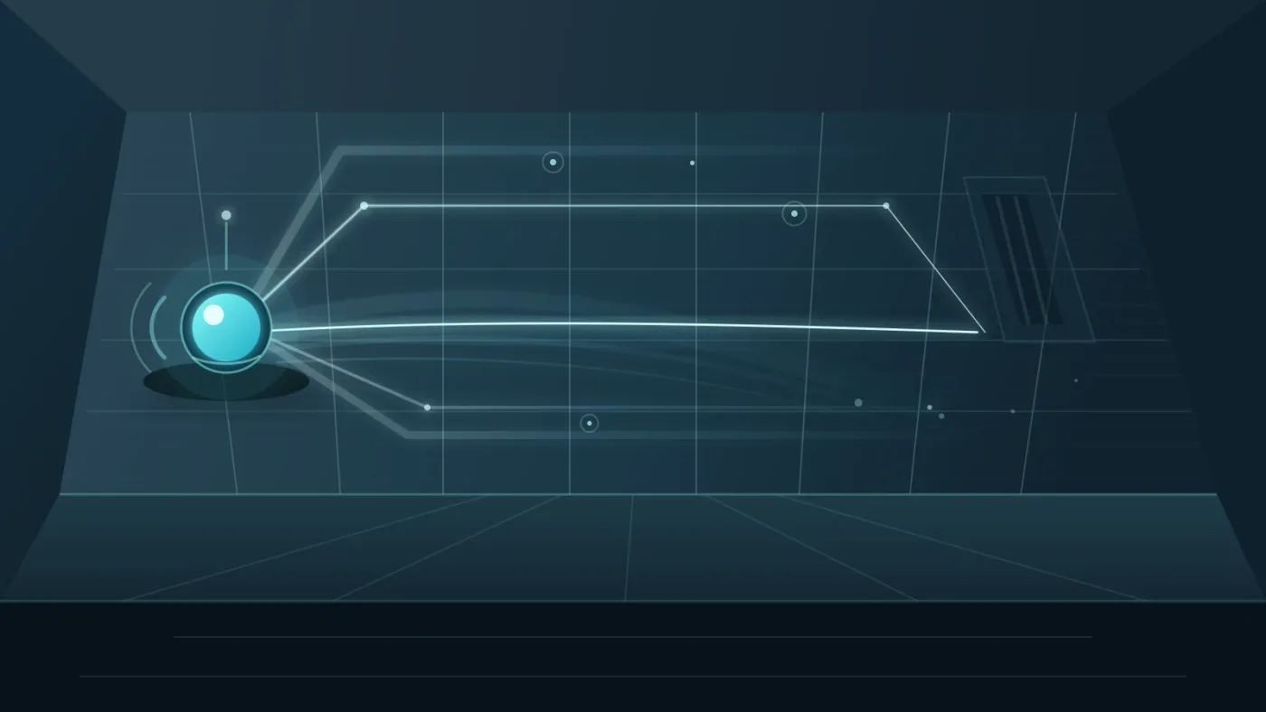 Illustration of reverb placement for realistic sound effects