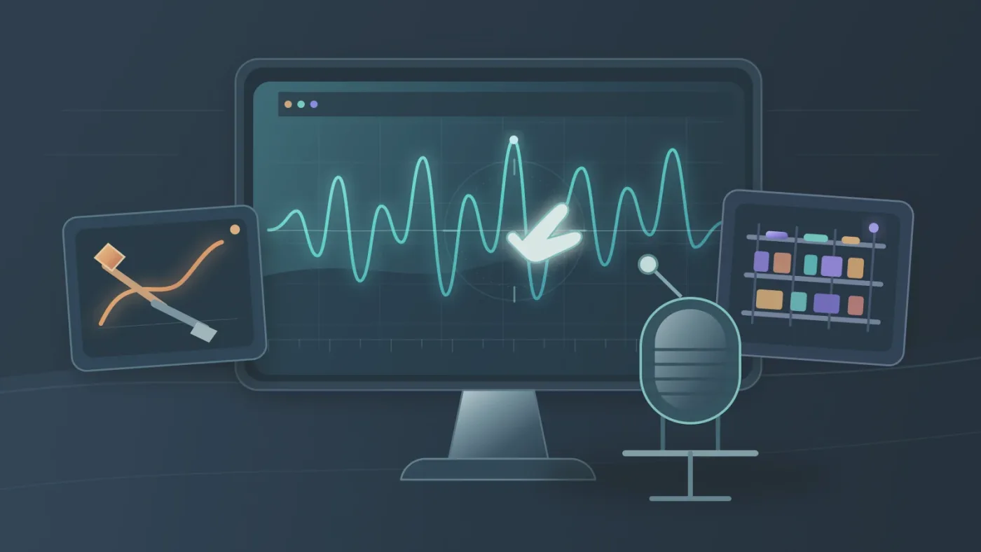 Illustration of choosing a sound-effects source for DaVinci Resolve